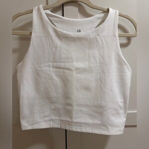 Gap Fit White Workout Top Size Medium NWOT